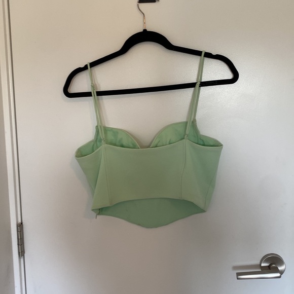 Mint green corset top - Picture 3 of 3